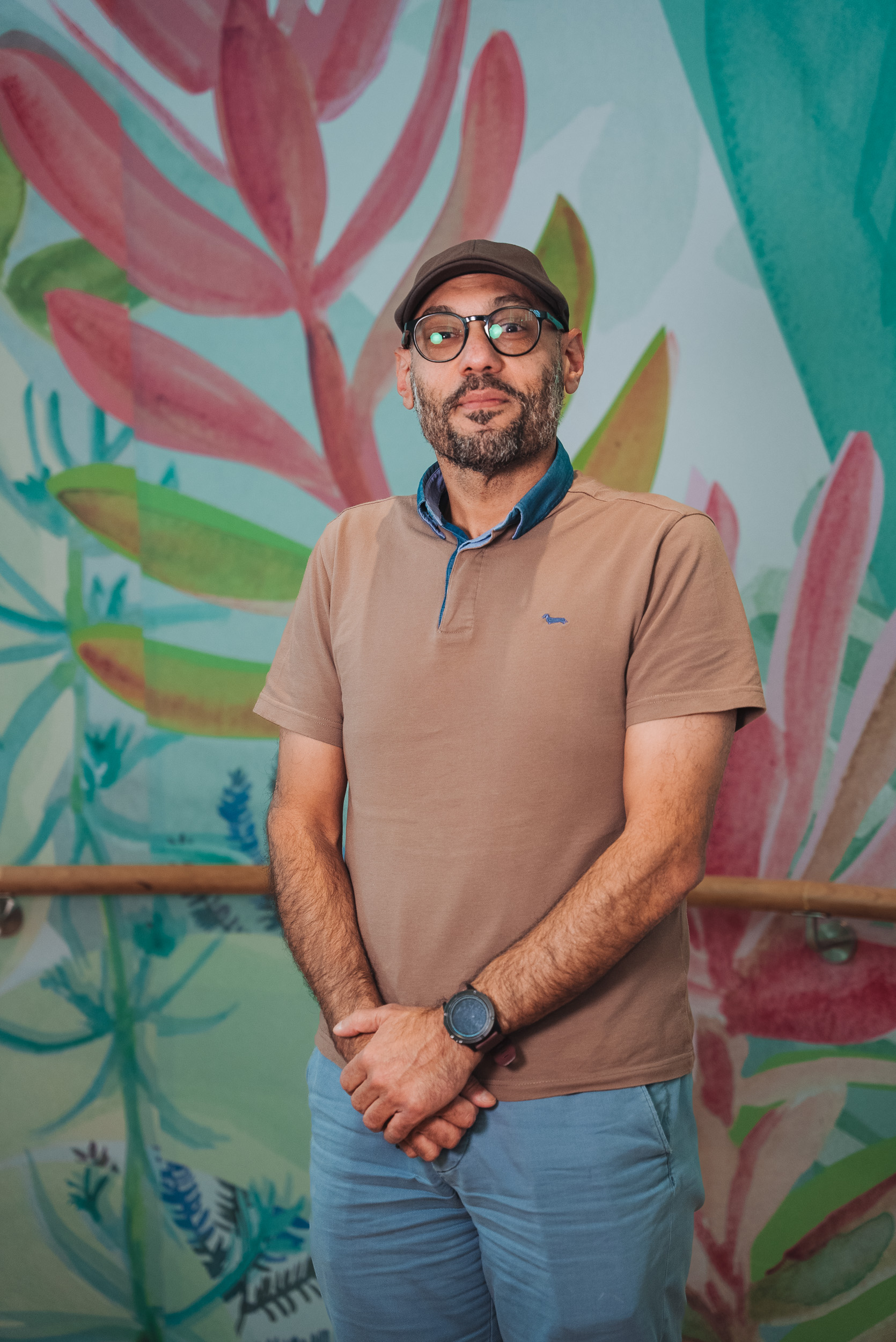 A person with a hat A person with a hat